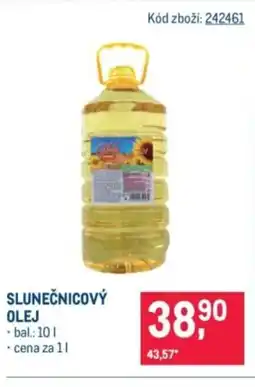 Makro Slunečnicový olej nabídka