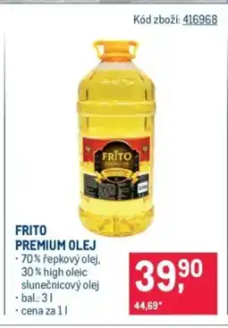 Makro Frito premium olej nabídka