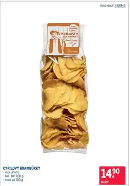 Makro Cyrilovy brambůrky nabídka