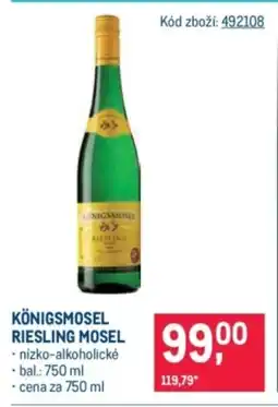 Makro Königsmosel riesling mosel nabídka