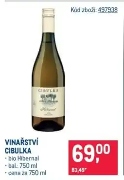 Makro Vinařství cibulka nabídka