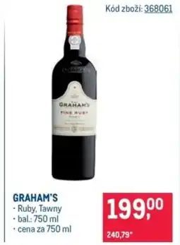 Makro GRAHAM'S nabídka