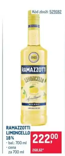 Makro Ramazzotti limoncello 18% nabídka
