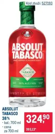 Makro Absolut Tabasco 38% nabídka