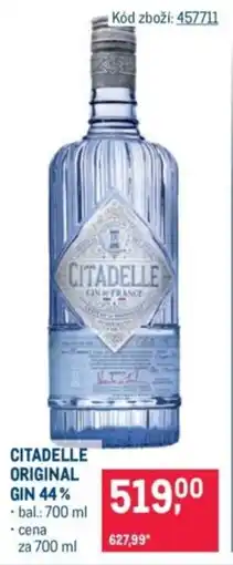 Makro Citadelle original gin 44% nabídka