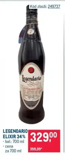 Makro Legendario Elixir 34% nabídka