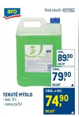 Makro Tekuté mýdlo nabídka