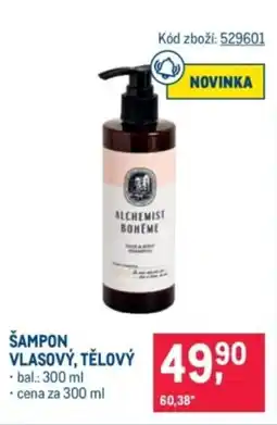 Makro Šampon vlasový, tělový nabídka