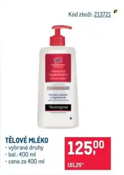 Makro Tělové mléko nabídka