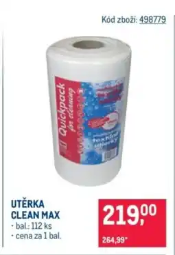 Makro Utěrka clean max nabídka
