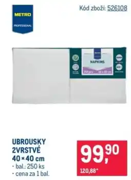 Makro Ubrousky 2vrstvé nabídka
