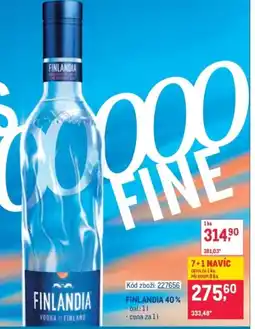 Makro Finlandia 40% nabídka