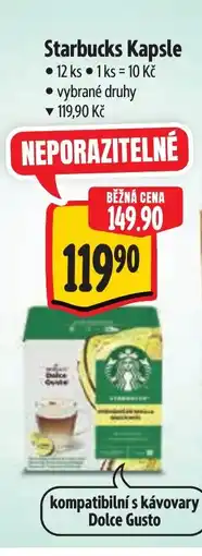 Albert Starbucks Kapsle nabídka