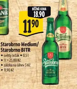 Albert Starobrno Medium/ Starobrno BITR nabídka