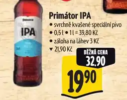 Albert Primátor IPA nabídka