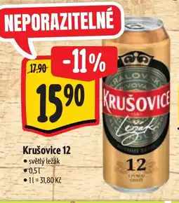 Albert Krušovice 12 nabídka