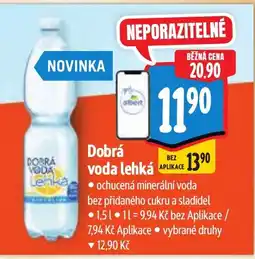 Albert Dobrá voda lehká nabídka