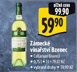 Albert Zámecké vinařství Bzenec nabídka