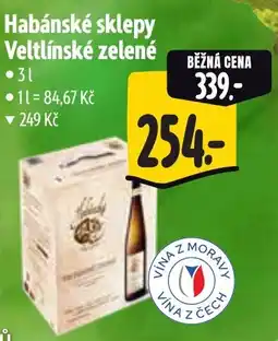 Albert Habánské sklepy Veltlínské zelené nabídka