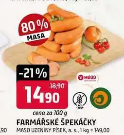Trefa MÚÚÚ FARMÁŘSKÉ ŠPEKÁČKY nabídka