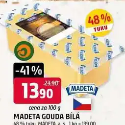 Trefa MADETA GOUDA BÍLÁ 48 % tuku nabídka