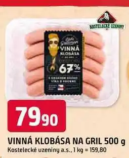 Trefa VINNÁ KLOBÁSA NA GRIL nabídka
