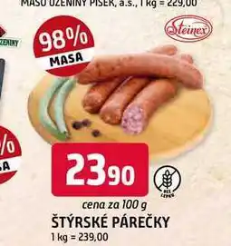 Trefa ŠTÝRSKÉ PÁREČKY nabídka