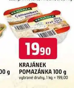 Trefa KRAJÁNEK POMAZÁNKA nabídka