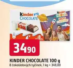 Trefa KINDER CHOCOLATE nabídka
