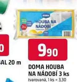 Trefa DOMA HOUBA NA NÁDOBÍ 3 ks tvarovaná nabídka