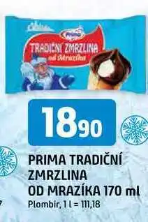 Trefa PRIMA TRADIČNÍ ZMRZLINA OD MRAZÍKA nabídka