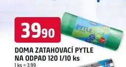Trefa DOMA ZATAHOVACÍ PYTLE NA ODPAD 120 l/10 ks nabídka