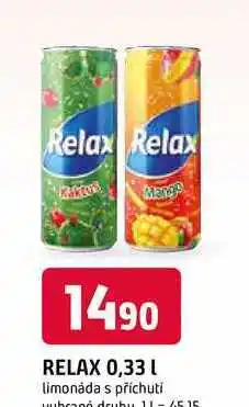 Trefa RELAX 0,33 l limonáda s příchuti nabídka