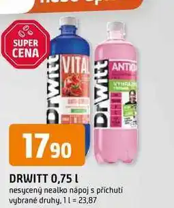 Trefa DRWITT 0,75 L nesycený nealko nápoj s příchuti vybrané druhy nabídka