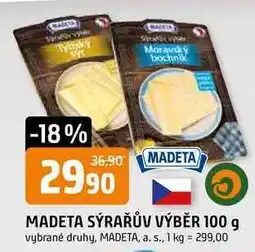 Trefa MADETA SÝRAŘŮV VÝBĚR nabídka