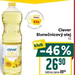Billa Clever Slunečnicový olej nabídka