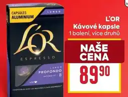 Billa L'OR Kávové kapsle nabídka