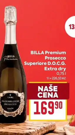 Billa BILLA Premium Prosecco Superiore D.O.C.G. Extra dry nabídka