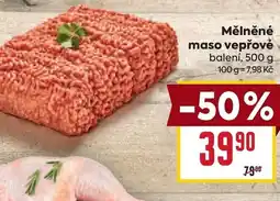 Billa Mělněné maso vepřové nabídka