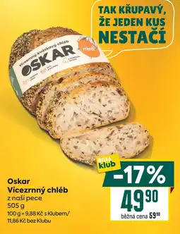 Billa Oskar Vícezrnný chléb nabídka