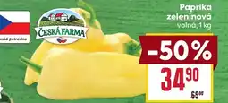 Billa Paprika zeleninová nabídka