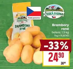 Billa Brambory rané nabídka