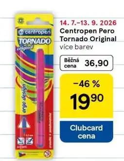 Tesco Centropen Pero Tornado Original nabídka