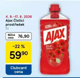 Tesco Ajax ČISTICÍ PROSTŘEDEK nabídka