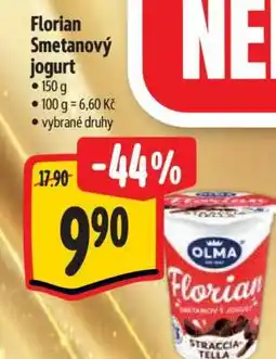 Albert Florian Smetanový jogurt nabídka