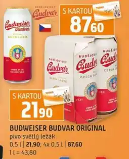 Terno Budweiser Budvar original nabídka