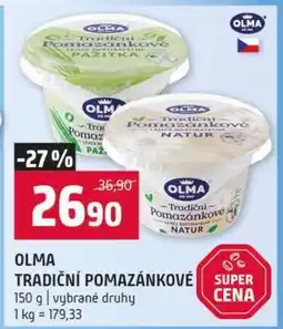 Terno Olma Tradiční pomazánkové nabídka