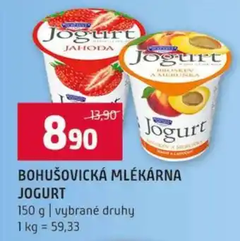 Terno BOHUŠOVICKÁ MLÉKÁRNA JOGURT nabídka