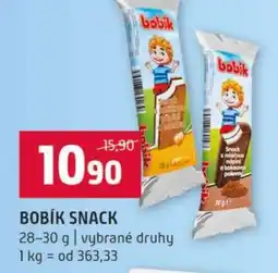 Terno Bobík snack nabídka