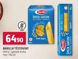 Terno Barilla těstoviny nabídka